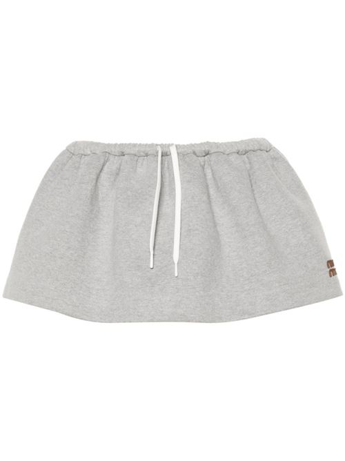 Cotton mini skirt MIU MIU | MG225215EGF0031